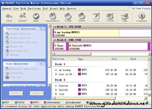 EASEUS Partition Master Professional EASEUS Partition Master Professional