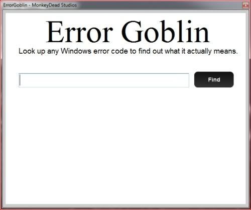 Error Goblin Error Goblin
