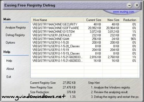 Eusing Free Registry Defrag Eusing Free Registry Defrag