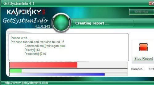 Kaspersky GetSystemInfo Kaspersky GetSystemInfo