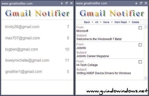 Gmail Notifier Gmail Notifier