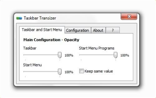 PX.Taskbar Transizer PX.Taskbar Transizer