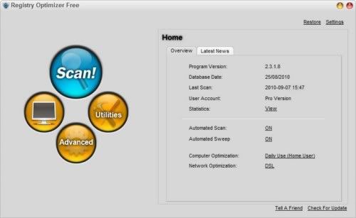 Registry Optimizer Registry Optimizer