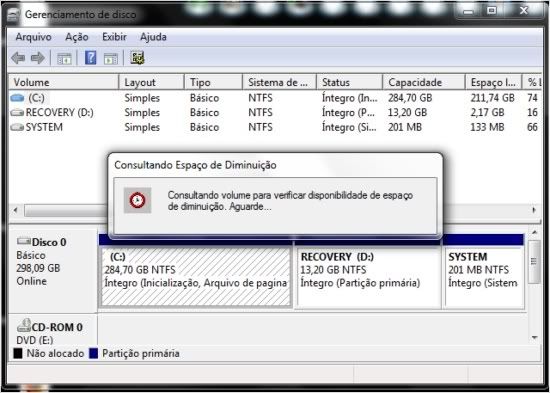Como diminuir ou aumentar partições