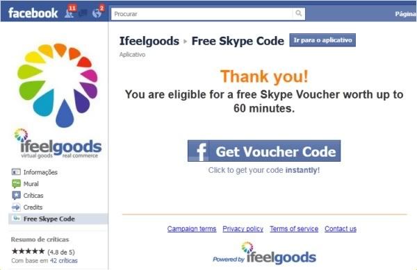 Voucher Skype