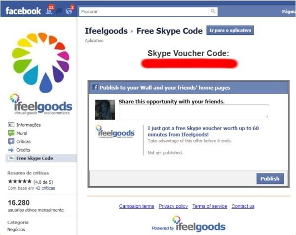 Voucher Skype