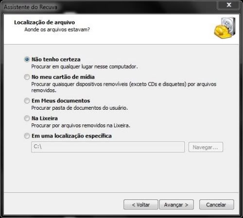 Como recuperar fotos ou arquivos apagados