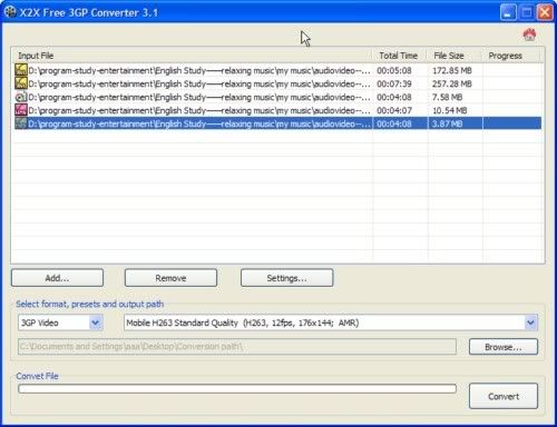 X2X Free 3GP Converter X2X Free 3GP Converter