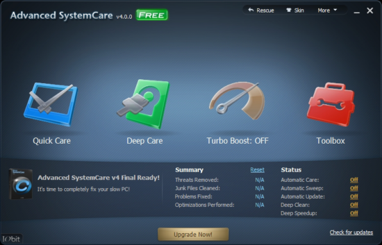 Iobit Advanced SystemCare 4 Final Iobit Advanced SystemCare 4 Final