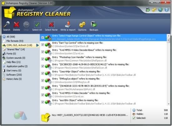 Ashampoo Registry Cleaner Ashampoo Registry Cleaner