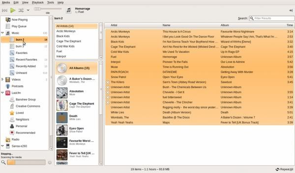 Banshee Media Player Banshee Media Player