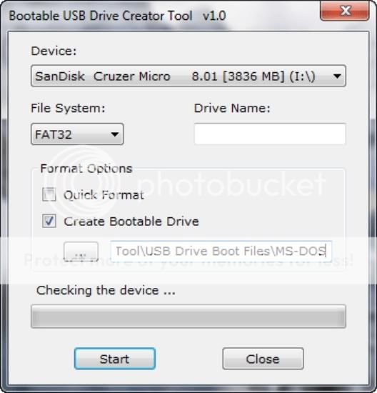bootable usb drive creator tool 1.0 failed