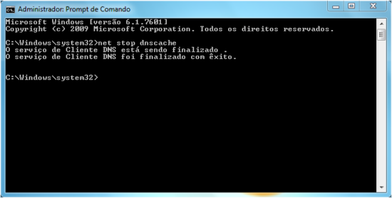 Como exibir, limpar/esvaziar, desativar e ativar o cache DNS