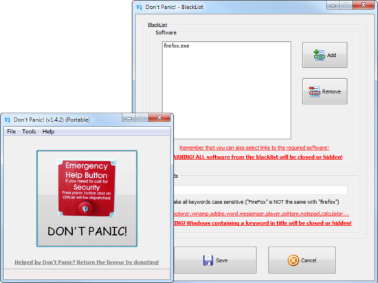 Dont Panic! Dont Panic!