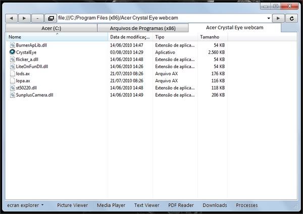 Ecran Explorer Ecran Explorer