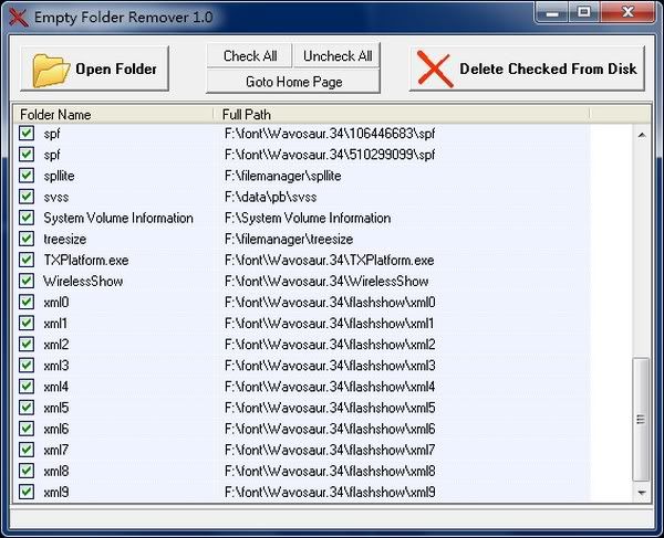 FMS Empty Folder Remover FMS Empty Folder Remover