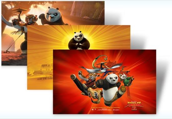 Tema Kung Fu Panda 2 para o Windows 7
