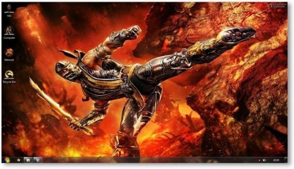 Tema do Mortal Kombat 9 para o Windows 7 Tema do Mortal Kombat 9 para o Windows 7