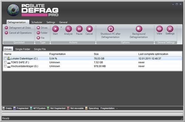 PCSuite Defrag Pro PCSuite Defrag Pro