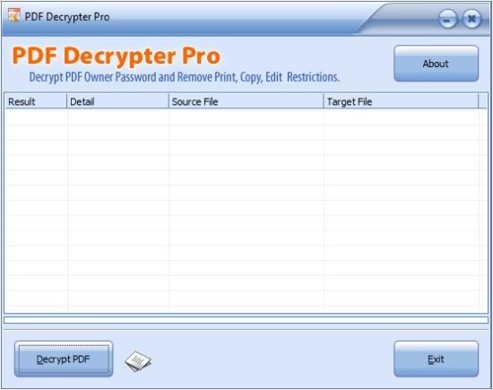 PDF Decrypter Pro PDF Decrypter Pro