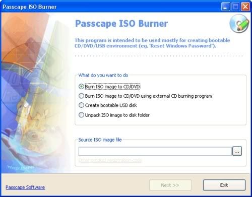 Passcape ISO Burner Passcape ISO Burner