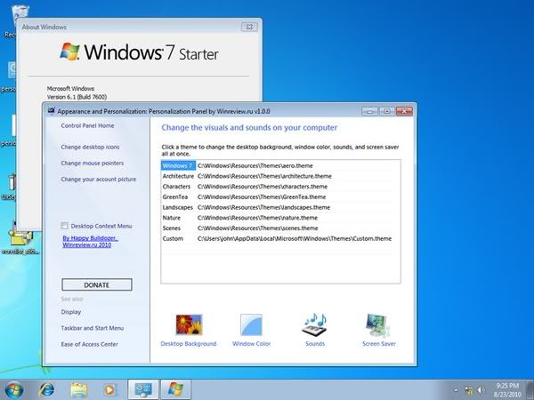 Como personalizar o Windows 7 Home Basic e Starter Edition