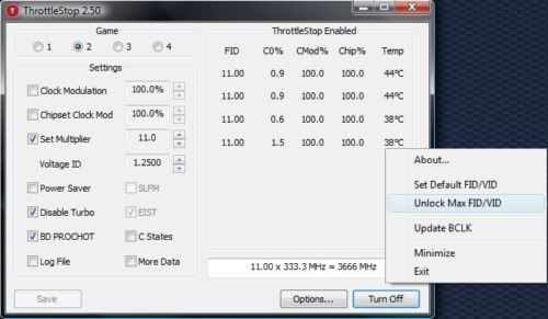 ThrottleStop ThrottleStop