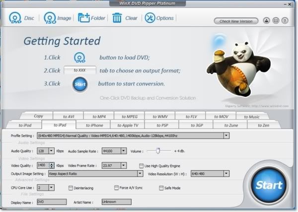 WinX DVD Ripper Platinum KungFu Edition WinX DVD Ripper Platinum KungFu Edition