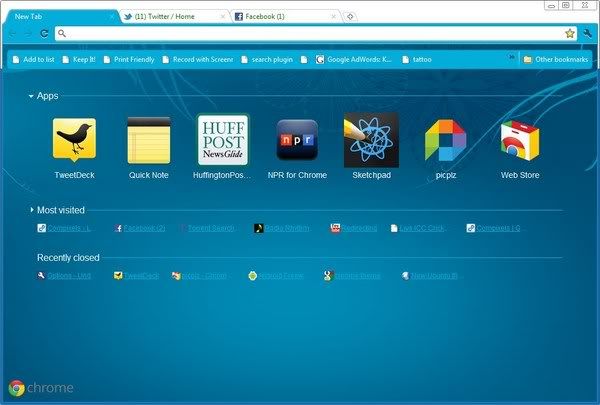 Tema Windows 8 para o Google Chrome Tema Windows 8 para o Google Chrome