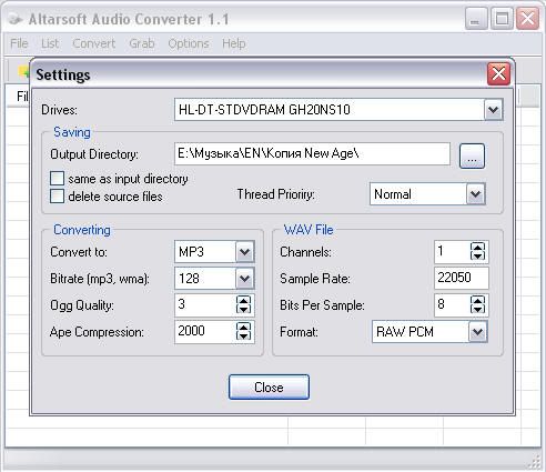 Altarsoft Audio Converter Altarsoft Audio Converter