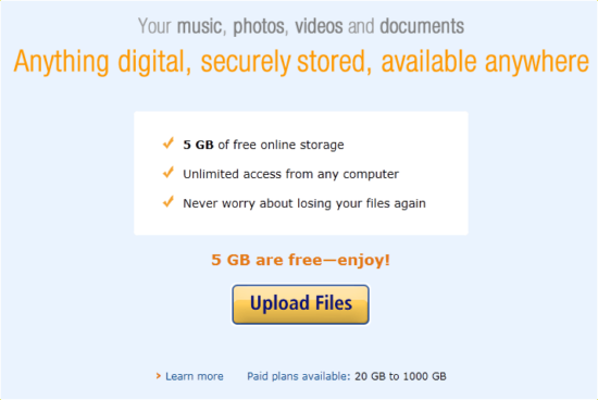Amazon Cloud Drive e Cloud Player Amazon Cloud Drive e Cloud Player