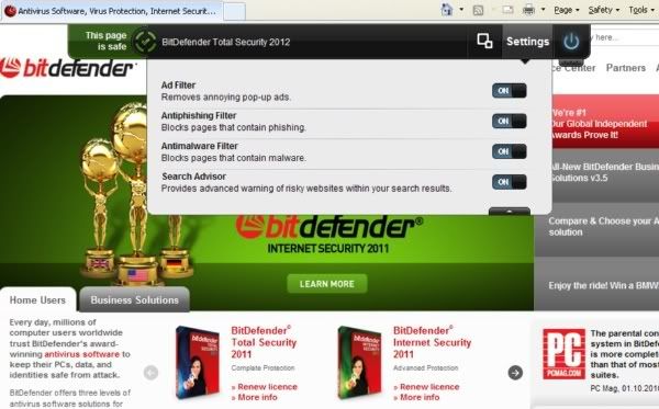BitDefender Total Security 2012 BitDefender Total Security 2012
