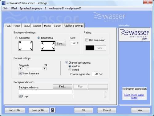 Wellwasser Bluescreen Wellwasser Bluescreen