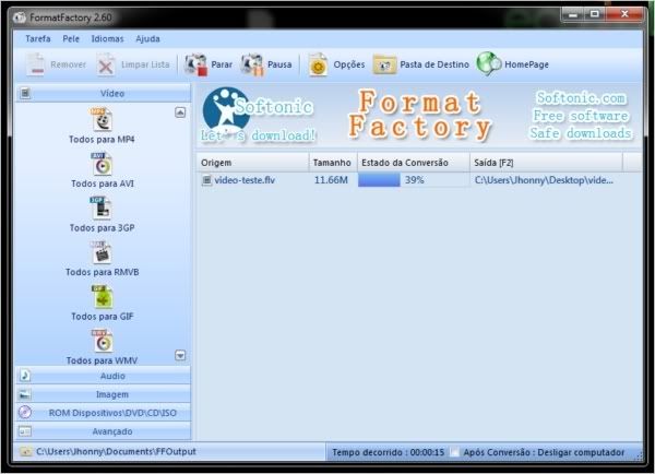 imagens ou vídeos na barra de tarefas do Windows 7