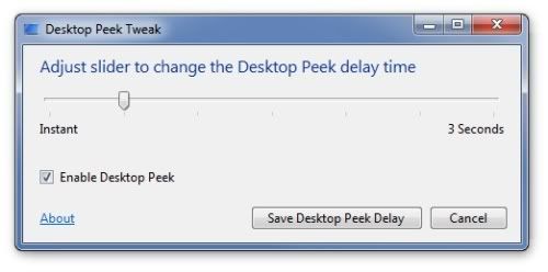 Desktop Peek Tweak Desktop Peek Tweak