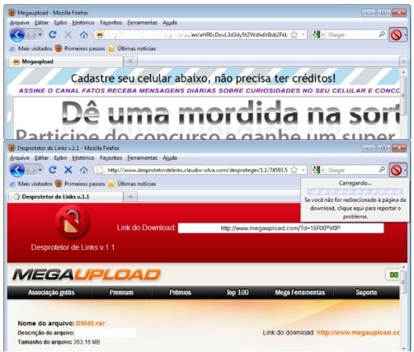 Desprotetor de Links de download Desprotetor de Links de download