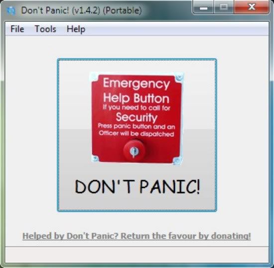 Dont Panic! Dont Panic!