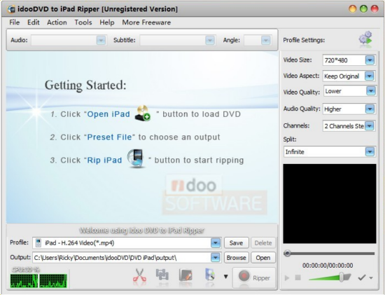 idoo DVD to iPad Ripper idoo DVD to iPad Ripper