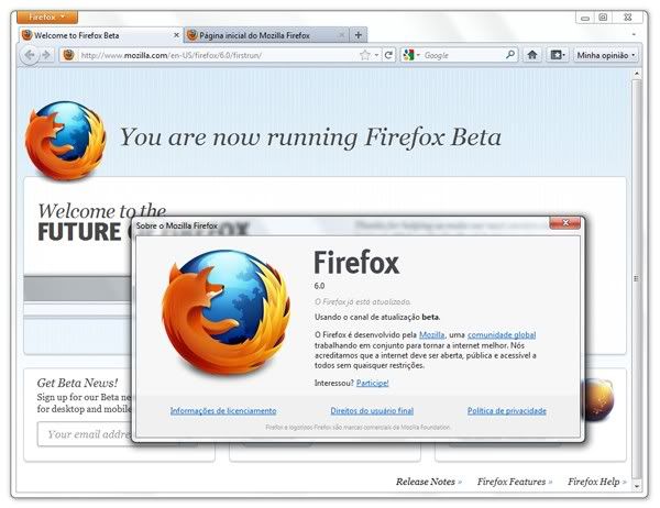 Firefox 6 Beta Firefox 6 Beta