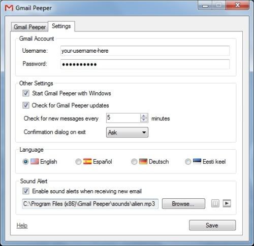 Gmail Peeper Gmail Peeper