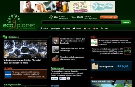 Papéis de Parede Google Night Eco4planet