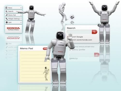 Asimo Desktop Widget Asimo Desktop Widget