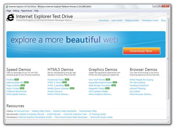 Internet Explorer 10 Platform Preview 2 Internet Explorer 10 Platform Preview 2