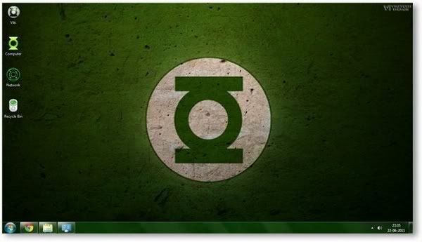 Tema do Lanterna Verde para o Windows 7 Tema do Lanterna Verde para o Windows 7
