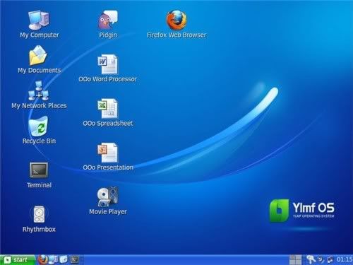 Linux com cara do Windows XP Linux com cara do Windows XP
