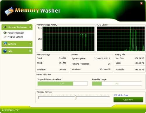 Memory Washer Memory Washer
