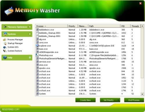 Memory Washer Memory Washer