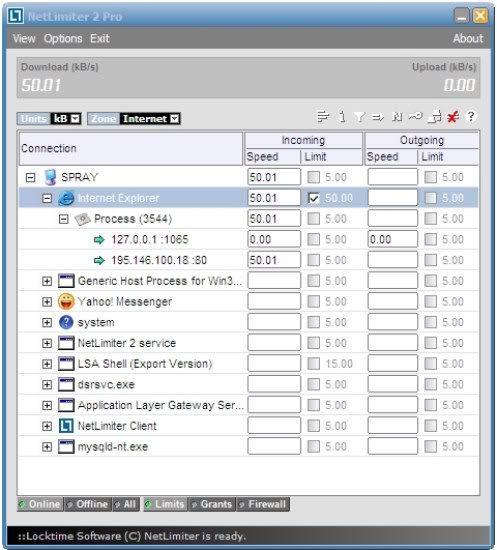 NetLimiter 3 Monitor NetLimiter 3 Monitor