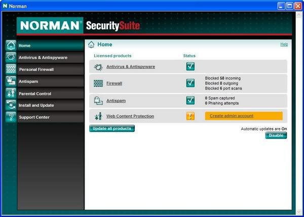 Norman Antivirus & Antispyware Norman Antivirus & Antispyware