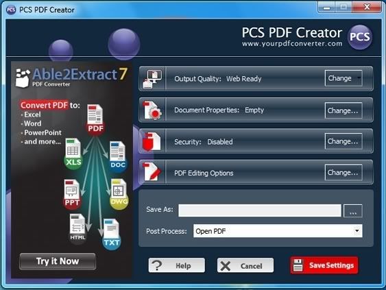 PCS PDF Creator PCS PDF Creator